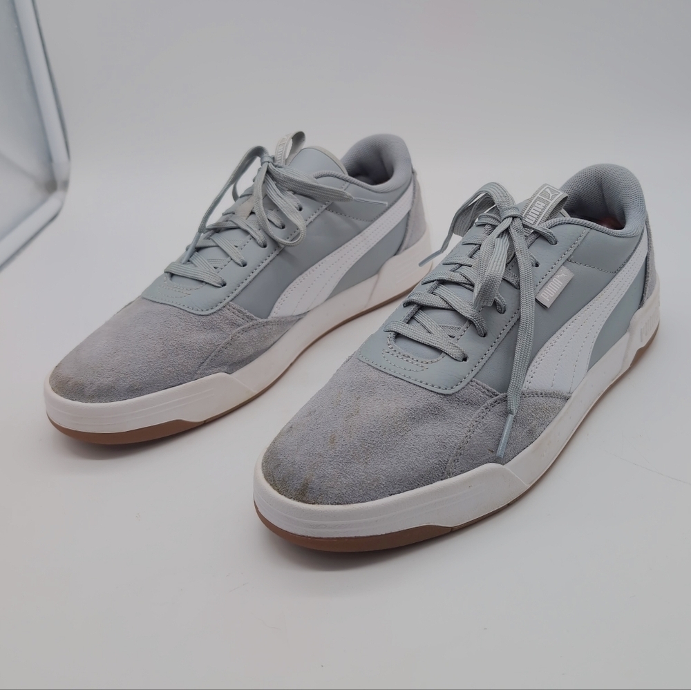Puma Skate SK8 Sz 9.6 Suede Leather Men's Gray Sneakers